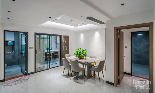 146㎡四居改大三居，主臥加入衣帽間，享受來自大套房的舒適